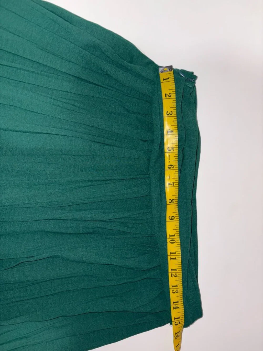 Green Foldover Waist Maxi Skirt NWOT